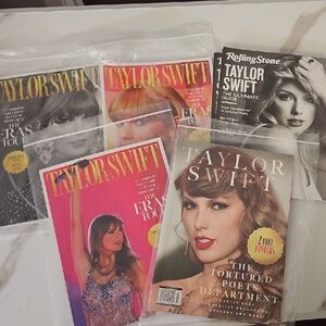 Taylor Swift Magazine Collection - Red, Yellow, Black, White